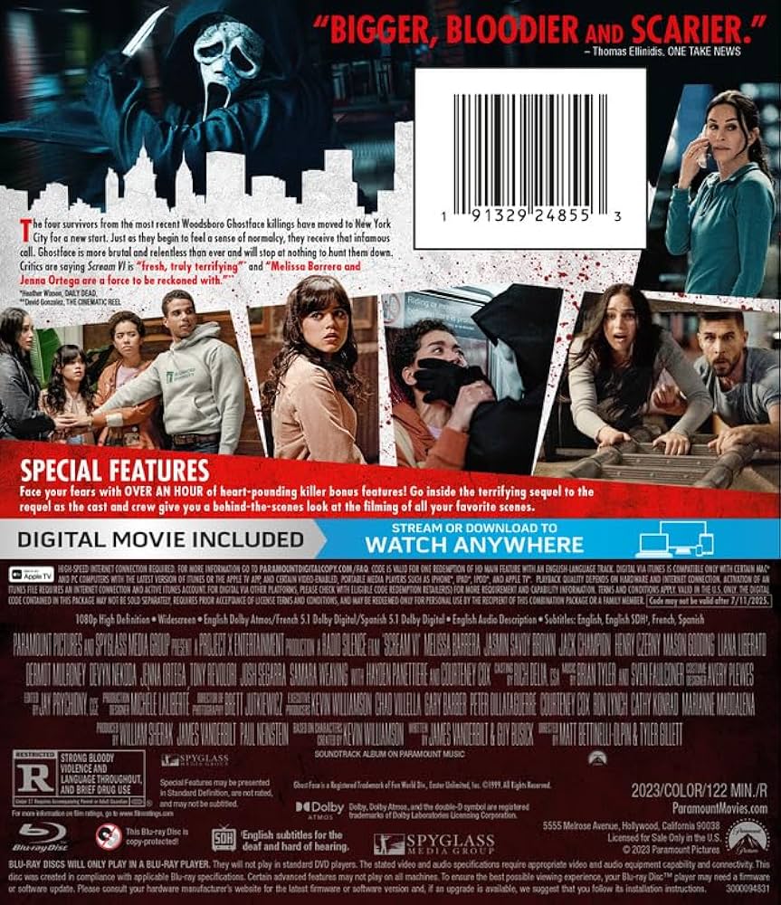 Amazon.com: Scream 6 : Melissa Barrera, Jack Champion, Henry